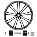 30" x 3.5" Front Wheel Rim Dual Disc Hub Fits For Harley Street Glide 1997-2021