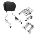 Backrest Sissy Bar Stealth Luggage Rack Docking Kit Fit For Harley Touring 14-25