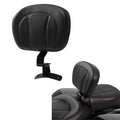 Front Rider Driver Backrest Fit For Harley Road Street Glide 2009-2023 Black+Red