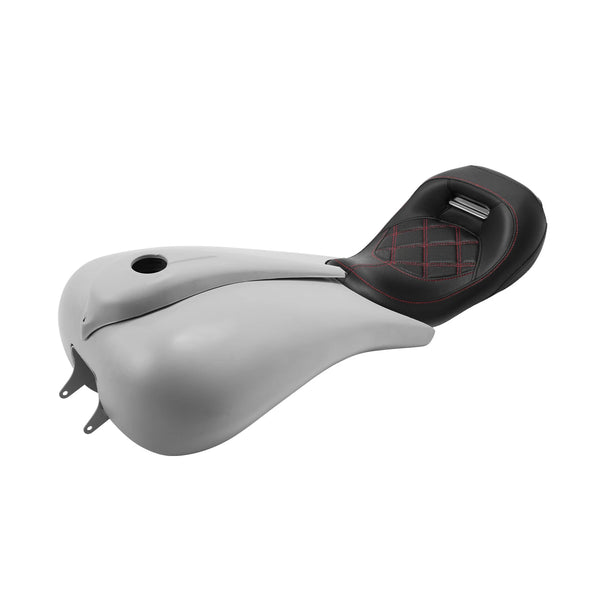 Solo Rider Seat & Stretched Gas Tank Fit For Harley Road Glide Baggers 2008-2024