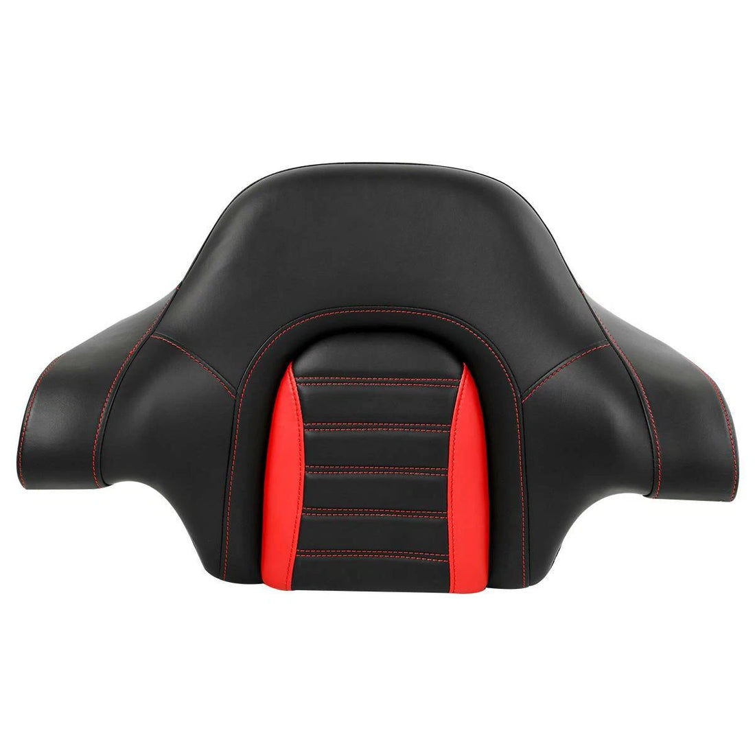 Black Red King Chopped Trunk Backrest Fit For Harley Touring 2014-2025