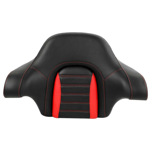 Black Red King Chopped Trunk Backrest Fit For Harley Touring 2014-2025