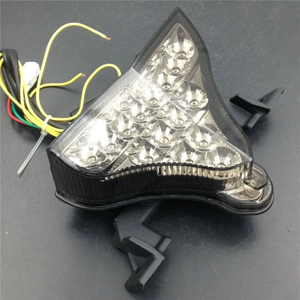 LED Brake Tail Light Smoke Integrated Turn Signal For Yamaha Yzf R1 2009-2014 13