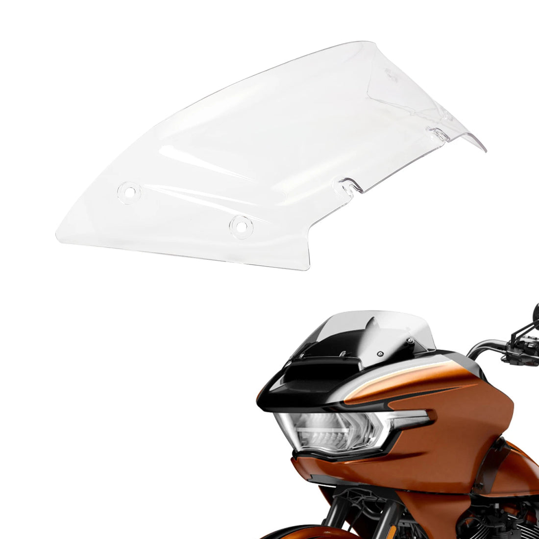 6" Clear Windshield Fit For Harley Cvo Road Glide 2023-2026 ST Fltrxstse 2024-26