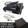 Matte Razor Trunk Pad Rack Mount Fit For Harley Cvo Road Street Glide 2014-2026