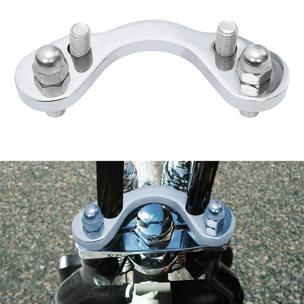 Springer Handlebar Tree Adapter Top Clamp 3.5" Riser Fit For Harley Dna Paughco