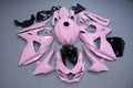 Glossy Baby Pink Black Fairing Kit +Tank Cover for Suzuki GSXR1000 2009-2016 ABS