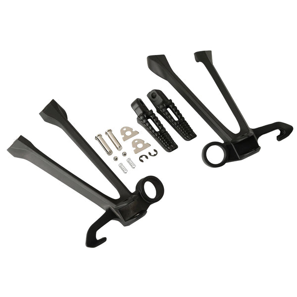 Rear Passenger Foot Pegs Footrest Bracket Fit For Suzuki Gsxr 1000 2009-2011 10