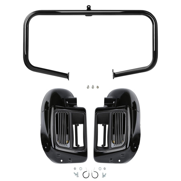 Lower Vented Fairings Water-Cooled Engine Guard Fit For Harley Road Glide 14-24