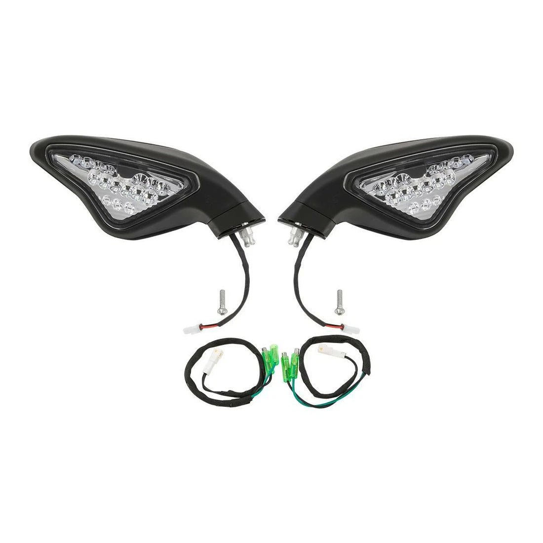 LED Light Rear View Side Mirror Fit For Ducati 848 1098 1098S 1098R 1198 1198S