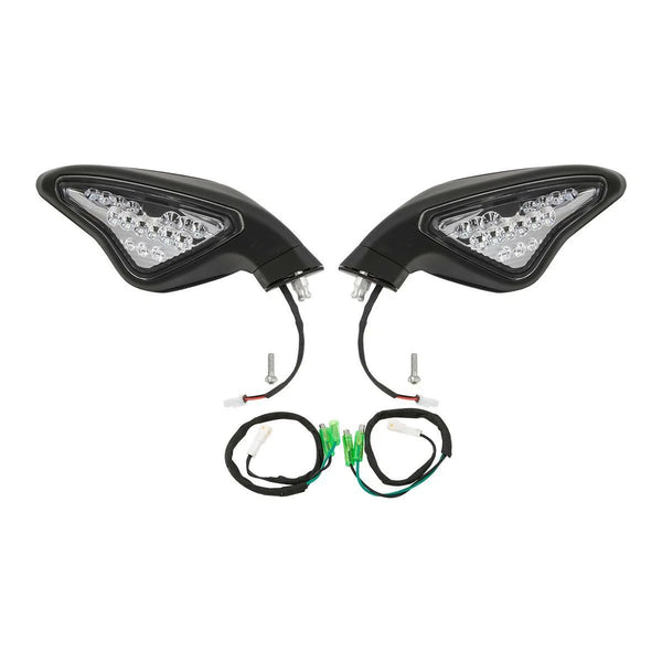 LED Light Rear View Side Mirror Fit For Ducati 848 1098 1098S 1098R 1198 1198S