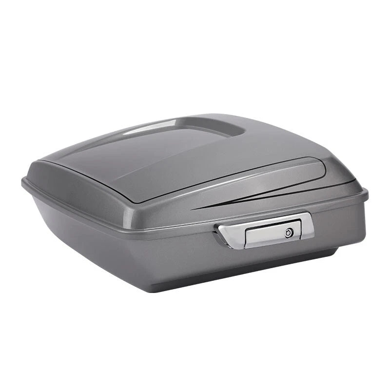 Chopped Trunk Fit For Harley Street Glide 2014-2023 Dark Platinum Pinstripe
