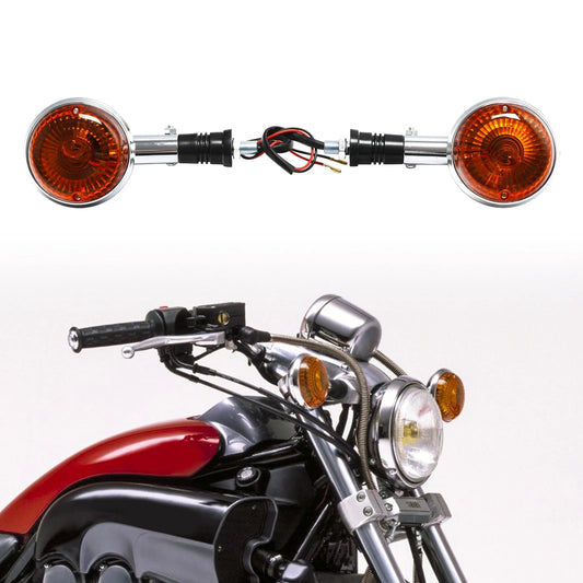 Turn Signal Indicator Amber Light Fit For Yamaha Virago XV1100 1985-1999