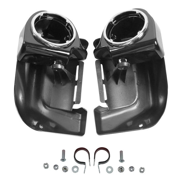 6.5“ Speaker Pods +Lower Vented Leg Fairings Glove Box Fit For Harley Touring