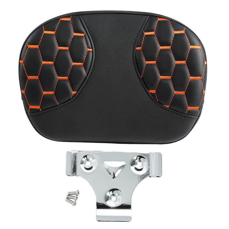 Passenger Sissy Bar Backrest Pad Fit For Harley Touring Electra Road King Glide