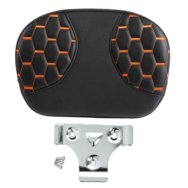 Passenger Sissy Bar Backrest Pad Fit For Harley Touring Electra Road King Glide