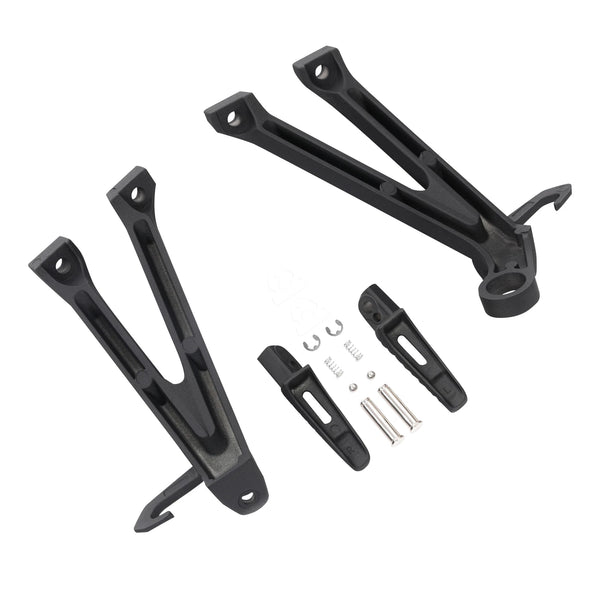Rear Passenger Foot Pegs Footrest Bracket Fit For Suzuki GSXR600 GSXR750 11-25