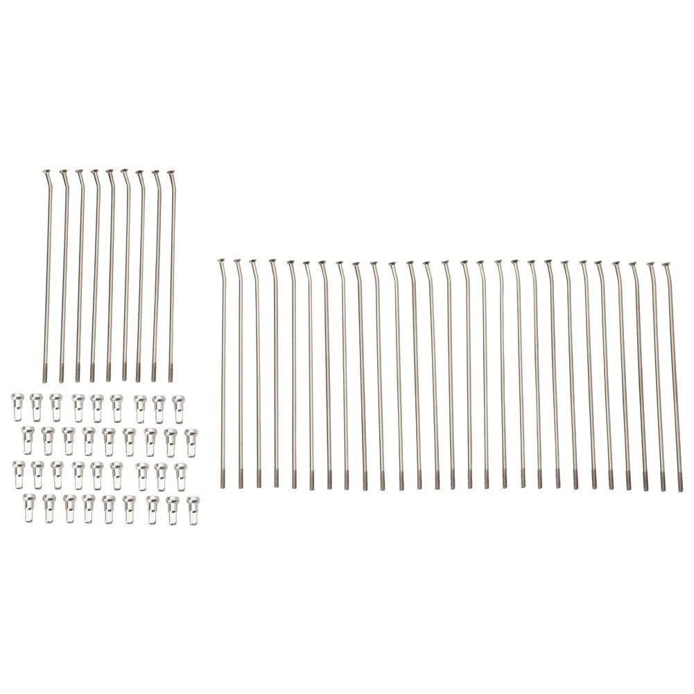 Tusk Motorcycle Spoke Kit - Rear 18" Silver Spoke/Silver Nipple For Segway X260