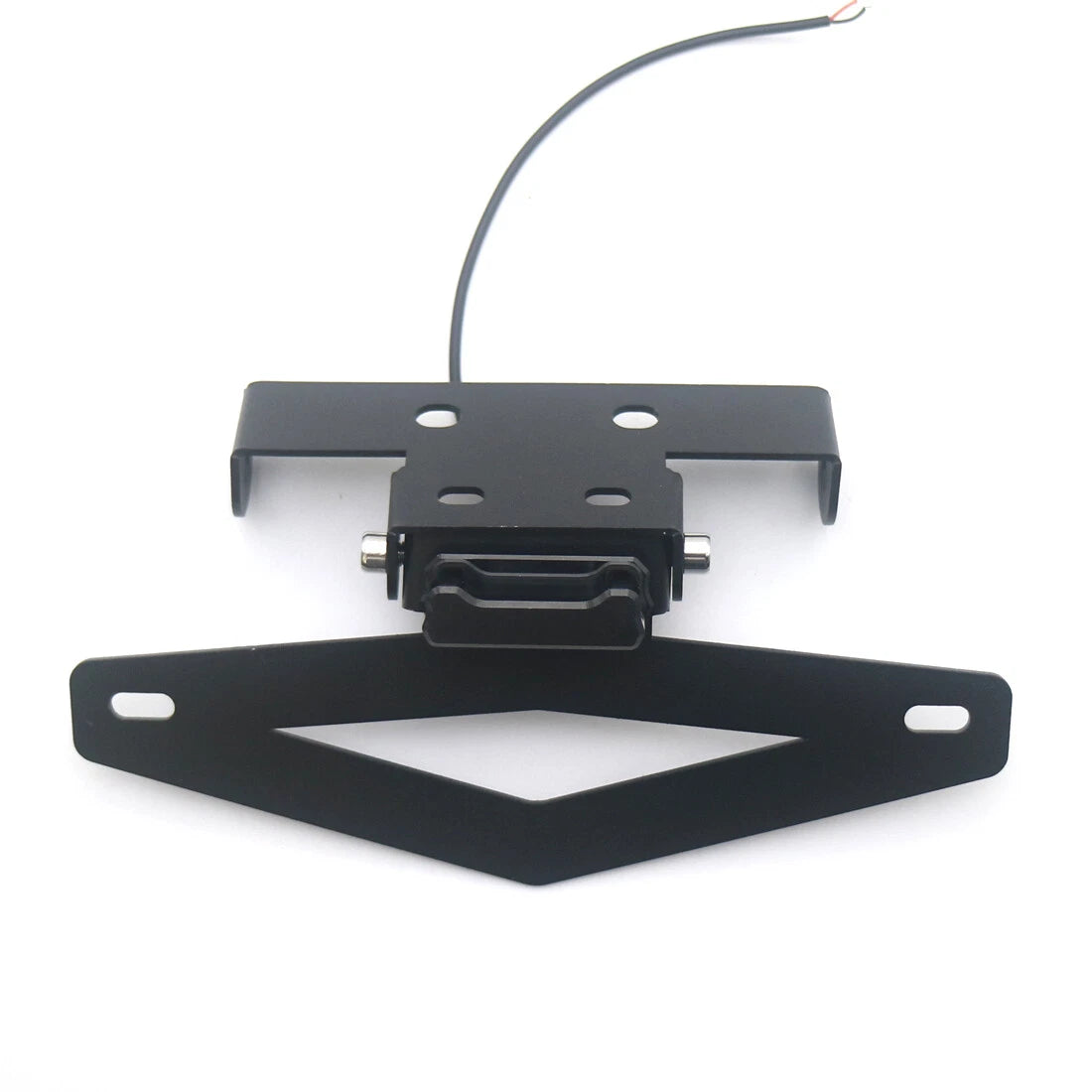 Black Tail Light Mount LED License Plate Light Bracket Holder For Benelli 502C