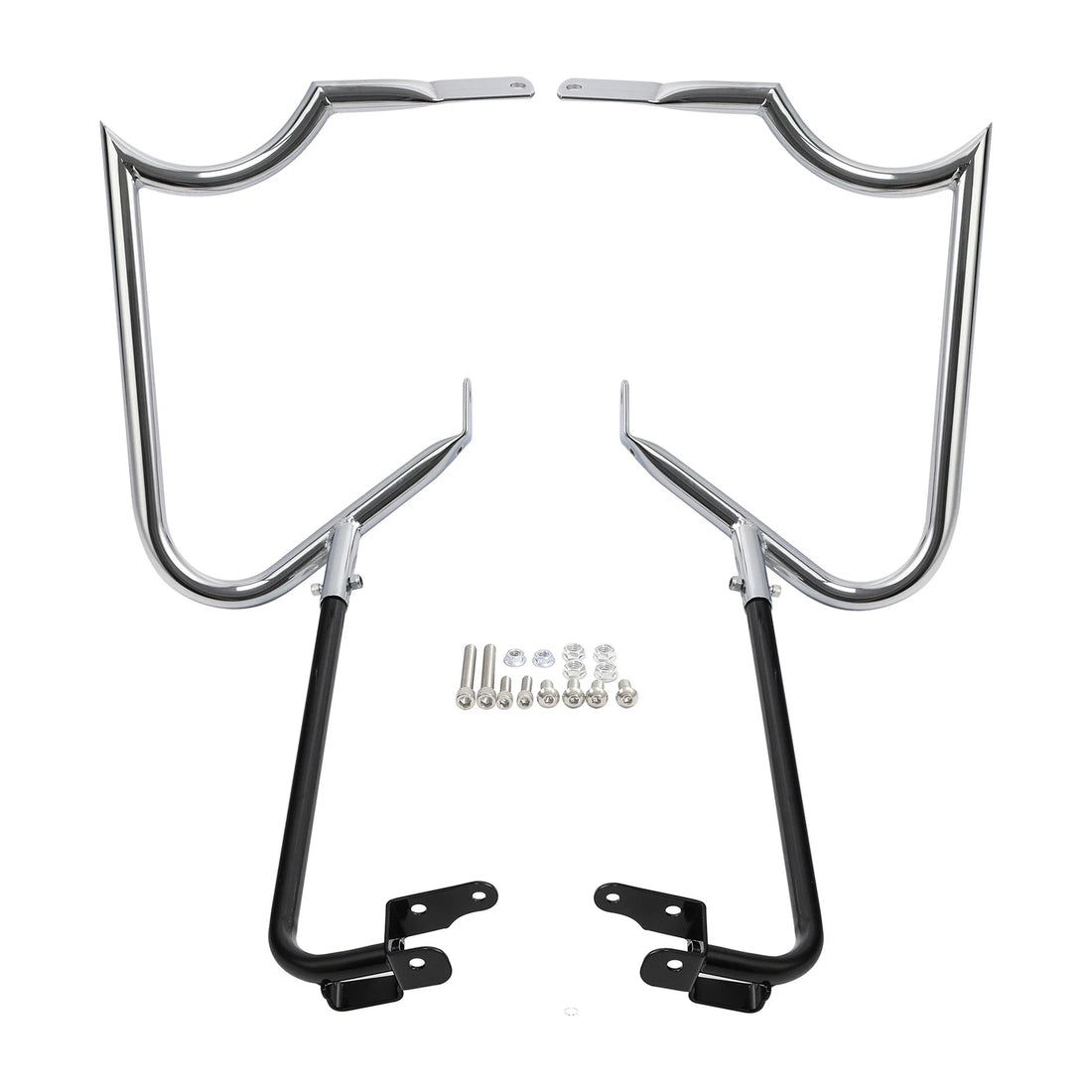 Saddlebags Bracket Guard Crash Bar Fit For Harley Touring Street Glide 2014-2024