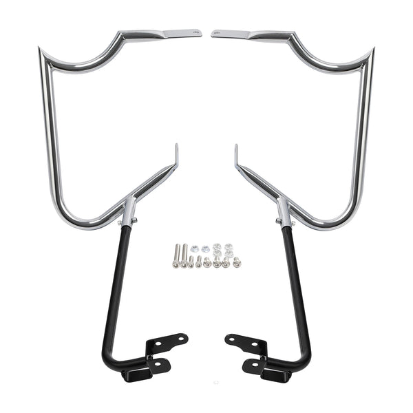 Saddlebags Bracket Guard Crash Bar Fit For Harley Touring Street Glide 2014-2024