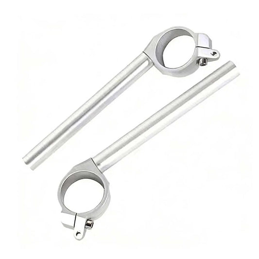 Fit For Yamaha Yzf R6 2006-2015 2016 Silver Motorcycle Grips Clip Ons Handlebar