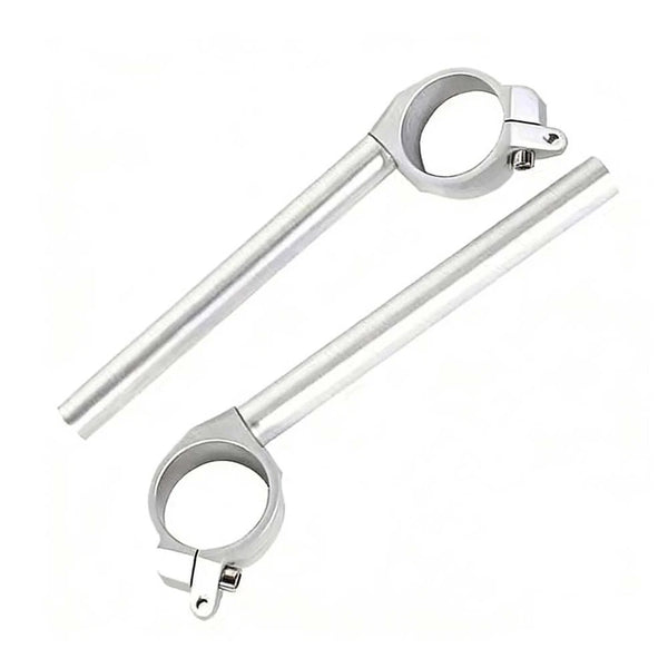 Fit For Yamaha Yzf R6 2006-2015 2016 Silver Motorcycle Grips Clip Ons Handlebar