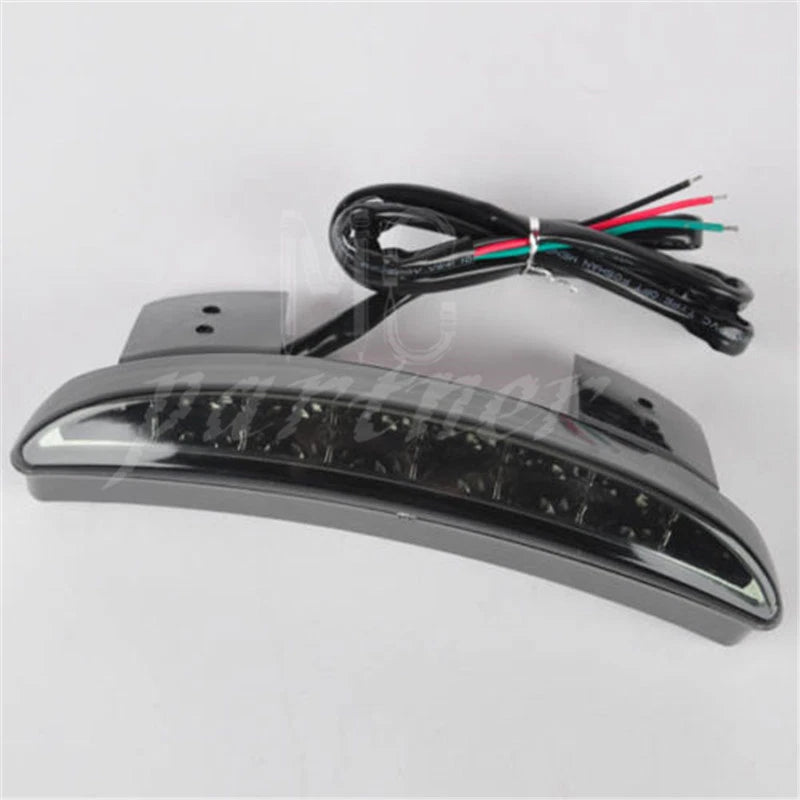 Smoke Rear Chopped Fender Edge LED Tail Light For Harley Iron 883 XL883N XL1200N