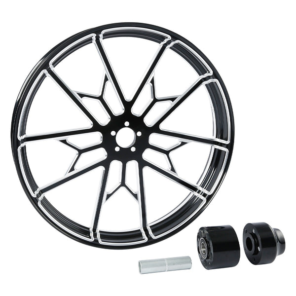 23'' Front Wheel Rim Single Disc Hub Fit For Harley Street Road Glide 1997-2021