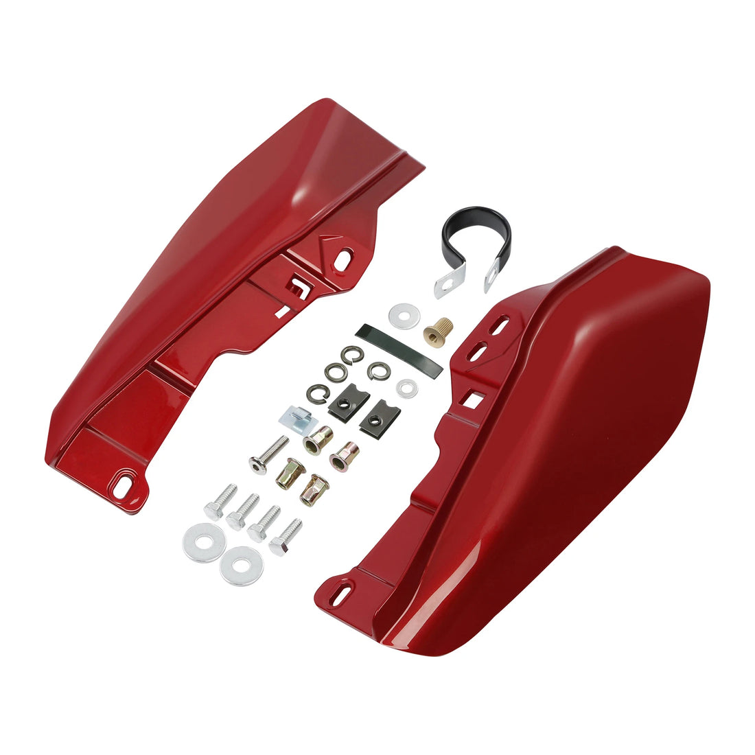Mid Frame Air Deflectors Fit For Harley Road Street Glide 2009-2023 Wicked Red
