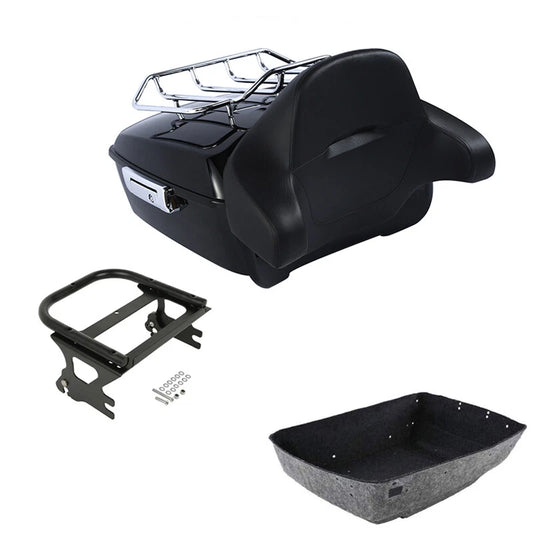 King Trunk Pad Mount Fit For Harley Touring Electra Road King Glide 97-08