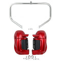 Red Lower Vented Fairings Engine Guard Crash Bar Fit For Harley Touring 09-13 12