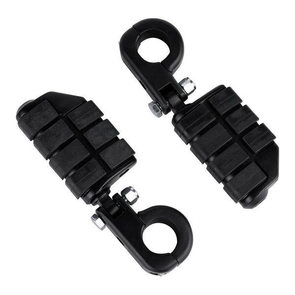 1.25" Highway Engine Guard Foot Pegs Mount Fit For Harley Touring Road Glide