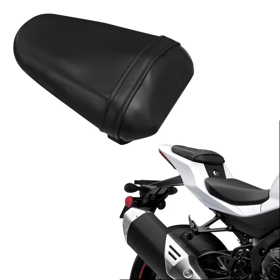 Black Rear Passenger Pillion Seat Fit For Suzuki GSXR1000 2017-2025