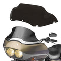 9.5" Black Wave Windshield Windscreen Fit For Harley Road Glide 1998-2013
