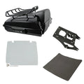 Black Razor Trunk Backrest Mount Base Plate Fit For Harley Electra Glide 2014-Up