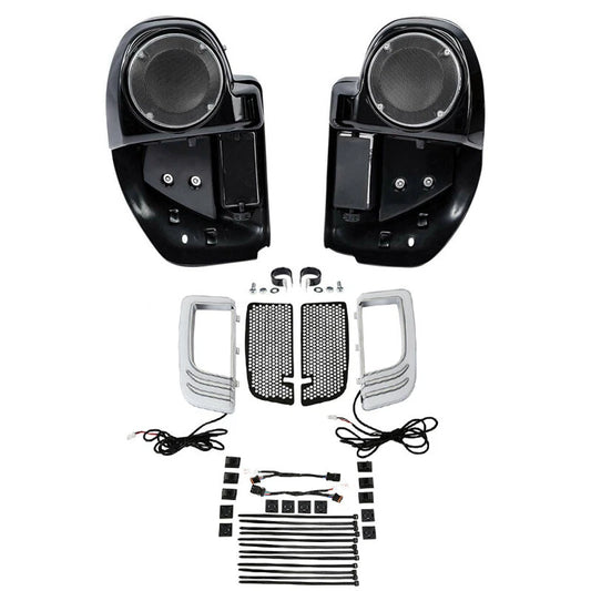 Lower Vented Fairings Speaker Grills Signal Light Fit For Harley Touring 2014-24