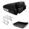 Matte Chopped Trunk Backrest Solo Mount Fit For Harley Low Rider ST 2018-25