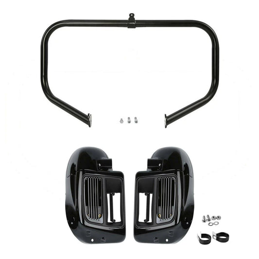 Lower Vented Fairings Water-Cooled Crash Bar Fit For Harley Street Glide 2014-24