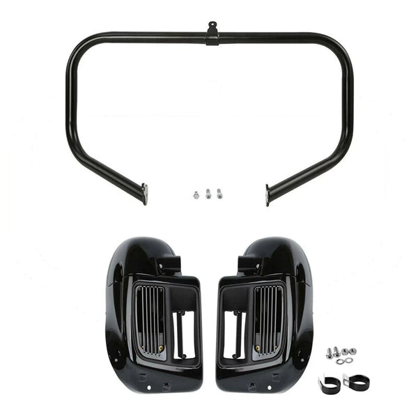 Lower Vented Fairings Water-Cooled Crash Bar Fit For Harley Street Glide 2014-24