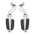 Chrome Passenger Footpegs Mount Bracket Fit For Harley Road Street Glide 1993-25