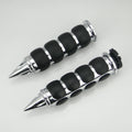 Chrome 1" Motorcycle Handle Grips For Harley Dyna Softail Glide Fat Boy Bad Boy
