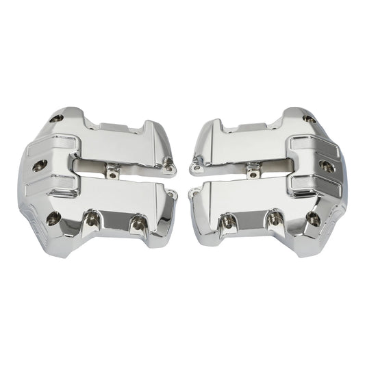 Upper Rocker Box Covers Fit For Harley Touring Electra Road Glide 2017-24 Chrome