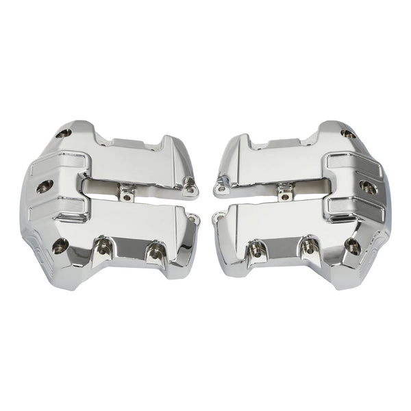 Upper Rocker Box Covers Fit For Harley Touring Electra Road Glide 2017-24 Chrome