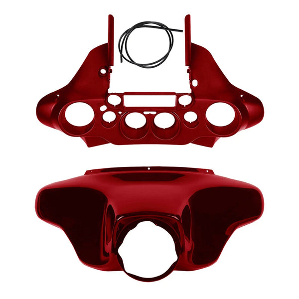 Inner & Outer Fairings Fit For Harley Street Glide Flhx 96-13 Ember Red Sunglow