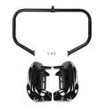Lower Vented Fairing 6.5'' Speakers Crash Bar Fit For Harley Touring 2009-2013