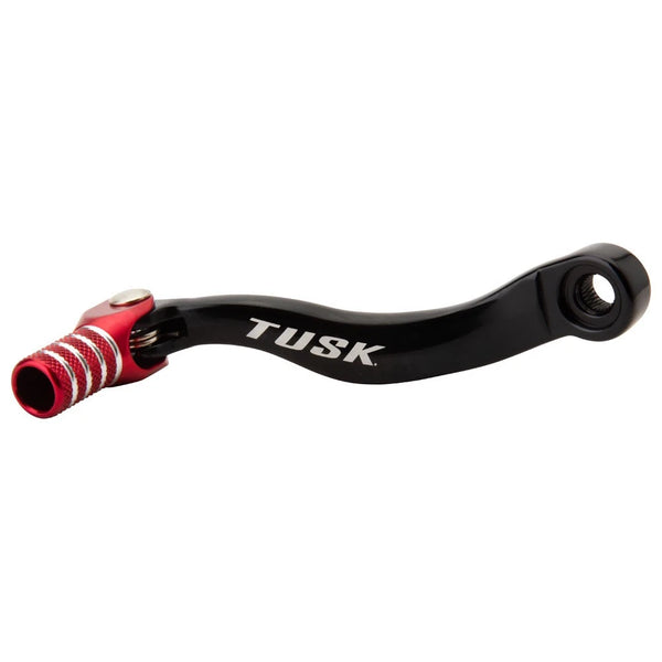 Tusk Folding Shift Lever Stock Black/Red Tip For Husqvarna FE 450 2017-2019,2023