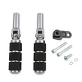 Chrome Passenger Foot Pegs Fit For Harley Softail Cross Bones 08-11 Slim 12-2017