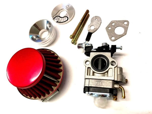 Carburetor And Air Filter Kit 43CC 49CC Pocket Bike Super Razorback,BOREEM