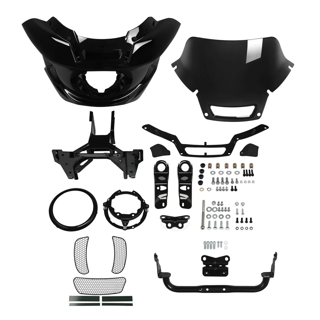 Black Headlight Fairing Mount Bracket Fit For Harley Low Rider ST 2022-2025 2023